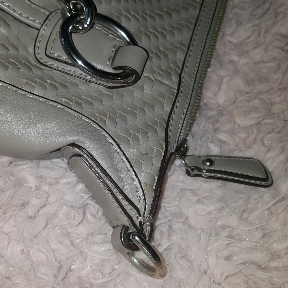 Coach woven leather